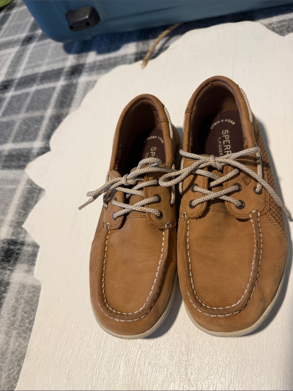Sperry Kids Tan Leather Classic Boat Shoes